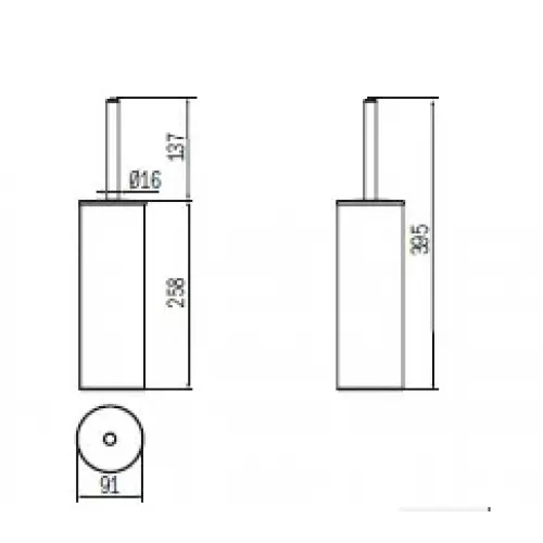 Ершик туалетный INDA MY ART AV014AWM08Y