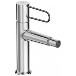 Смеситель для биде Odeon Rive Gauche ручка - черный матовый, с донным клапаном E21033-BLV-CP Jacob Delafon