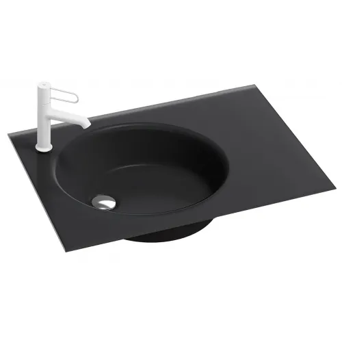 Мебельная раковина Odeon Rive Gauche 80,6х41,8 см, матовый черный EB2562-DE2 Jacob Delafon