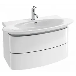 Модуль под раковину Presqu'ile 83х45х45 см, белый блестящий лак, 2 выдвижных ящика EB1104-G1C Jacob Delafon