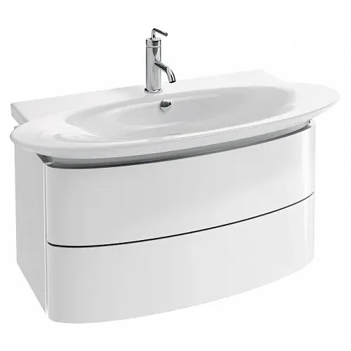 Модуль под раковину Presqu'ile 83х45х45 см, белый блестящий лак, 2 выдвижных ящика EB1104-G1C Jacob Delafon