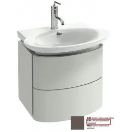 Модуль под раковину Presqu'ile 50х41х45,2 см, 2 ящика, светло-коричневый глянцевый EB1102-G80 Jacob Delafon