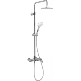 Душевая система Aleo E97825RU-4-CP 3 режима, 20 см, round, неповор. излив, верхний душ, с лейкой E97825RU-4-CP Jacob Delafon