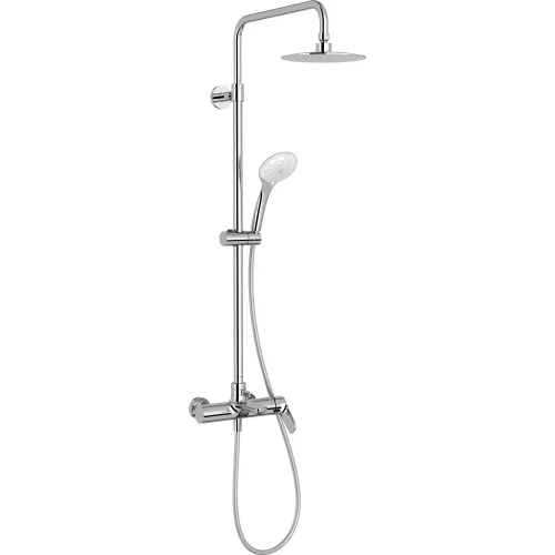 Душевая система Aleo E97825RU-4-CP 3 режима, 20 см, round, неповор. излив, верхний душ, с лейкой E97825RU-4-CP Jacob Delafon