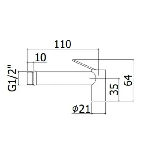 Гигиенический душ Paffoni TWEET ROUND ZDOC120BO