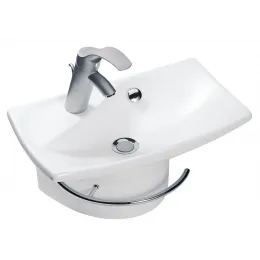 Подвесная раковина Escale 50х31,5х11,5 см, с отверстием для смесителя, с отверстием для полотенцедержателя, санфарфор E1025-00 Jacob Delafon