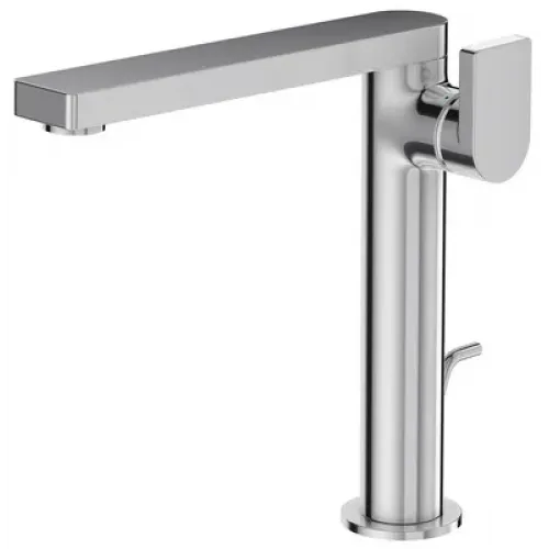 Смеситель для умывальника Composed излива 181 мм, неповоротный излив, с донным клапаном E73168-CP Jacob Delafon