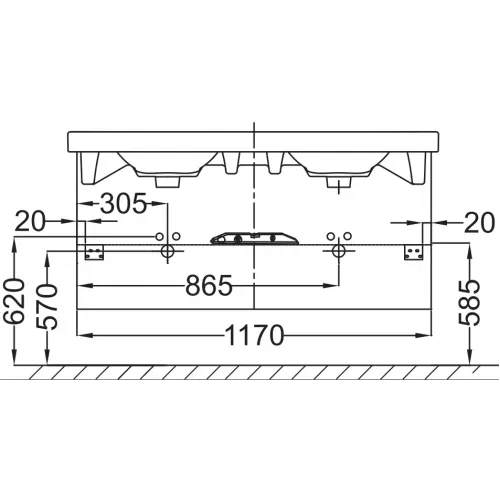 Комплект мебели для ванной Odeon Up 120 см, серый антрацит, 1 выдвижной ящик, подвесной монтаж E4730-00+EB1085-NF+EB887-N14 Jacob Delafon