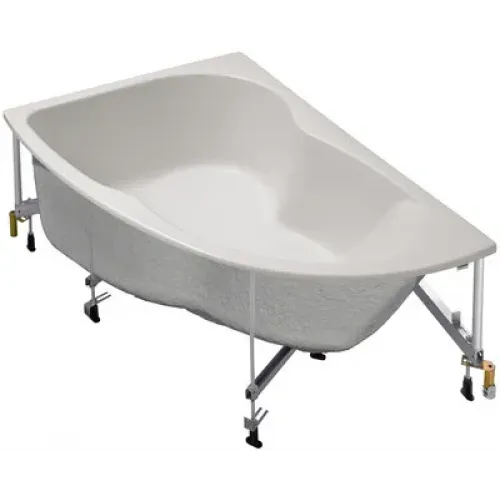 Акриловая ванна Micromega Duo 150х100 см, левосторонняя, с каркасом и панелью, асимметричная E60221-00 Jacob Delafon