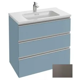 Модуль под раковину Vox 80х46х73,4 см, 3 ящика, серая кожа EB2048-RA-N29 Jacob Delafon