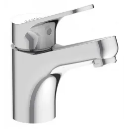 Смеситель для умывальника Brive рычаг донного клапана сбоку, неповоротный излив, с донным клапаном E75760-CP Jacob Delafon