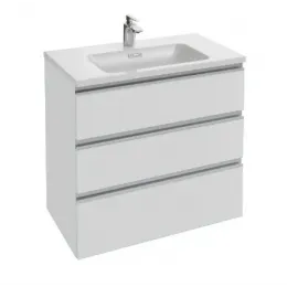 Модуль под раковину Vox 80х46х73,4 см, 3 ящика. белый глянцевый EB2048-RA-G1C Jacob Delafon