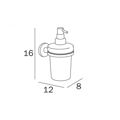 Дозатор для мыла INDA ONE A24120DR03