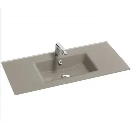 Мебельная раковина Sherwood 100,6х46,5 см, базальт матовый EB1830RU-DE5 Jacob Delafon