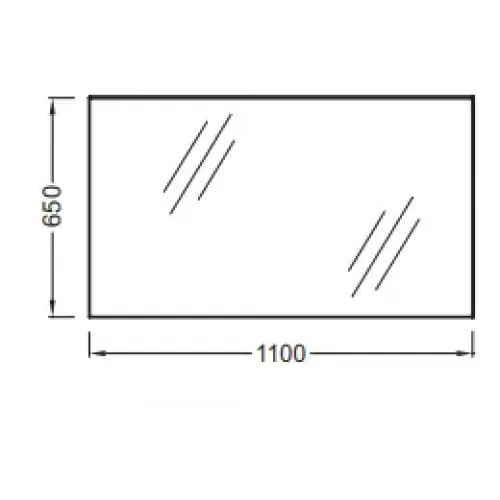Зеркало 110х65 см EB1400-NF Jacob Delafon