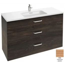 Модуль под раковину Vox 120х46х73,4 см, ореховое дерево, изогнутая ручка, 3 выдвижных ящика EB2091-R1-E16 Jacob Delafon