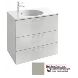 Модуль под раковину Odeon Rive Gauche 80х50,8х73,9 см, 3 ящика, белая глина сатин, ручки хром EB2532-R5-F84 Jacob Delafon