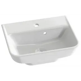 Подвесная раковина Struktura 45х35х12,8 см, с отверстием перелива, санфарфор EGH111-00 Jacob Delafon