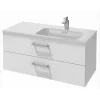 Модуль под раковину Vox 100х46х45,2 см, 2 ящика, белый глянцевый, прямоугольные ручки EB2076-R2-N18 Jacob Delafon