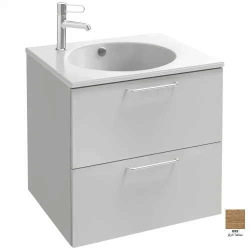 Модуль под раковину Odeon Rive Gauche 60х50,8х56,8 см, дуб табак, ручки хром EB2520-R5-E52 Jacob Delafon