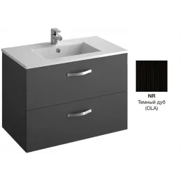 Модуль под раковину Ola 100х45х56 см, тёмный дуб, для раковины EXU112 EB392-NR Jacob Delafon