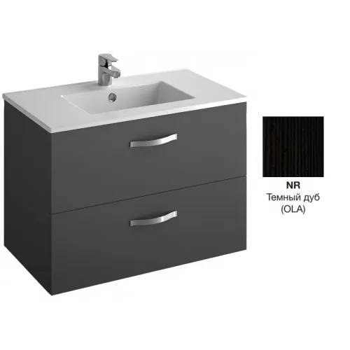 Модуль под раковину Ola 100х45х56 см, тёмный дуб, для раковины EXU112 EB392-NR Jacob Delafon