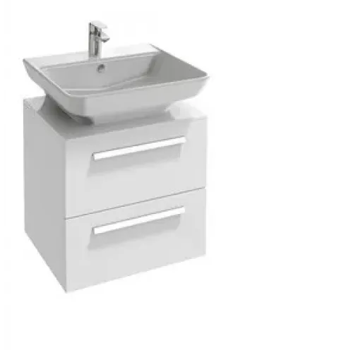 Модуль с раковиной Struktura 60 см, белый, 2 выдвижных ящика, подвесной монтаж EB1385-N18+EGD111-Z-00 Jacob Delafon