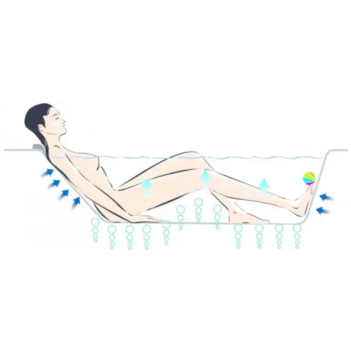 Гидромассажная ванна Evok 180х80 см, левосторонняя, с системой luxe E5BC214L-00 Jacob Delafon