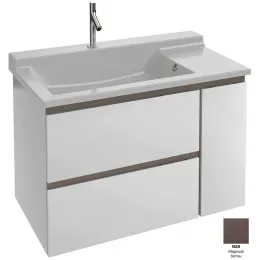 Модуль под раковину Soprano 96х53,5х63,4 см, 2 ящика + 1 вертикальный ящик, медный бетон EB1334-N28 Jacob Delafon