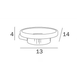 Мыльница INDA MITO A2010NCR + R46110