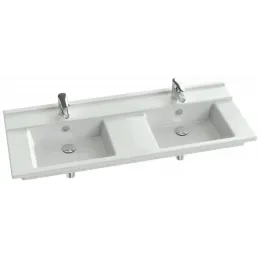 Модуль с раковиной Struktura 120 см, серый антрацит, 4 дверцы, меламиновая полочка, с 2 отверстиями под смеситель, подвесной монтаж EXF112-00+EB1283-N14 Jacob Delafon