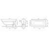 Чугунная ванна Soissons 170х70 см, без антискользящего E2921-00 Jacob Delafon