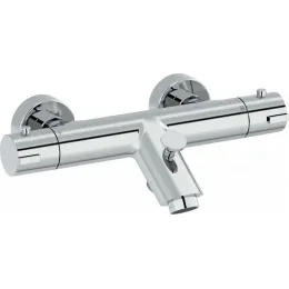 Настенный смеситель Brive неповоротный излив, с выходом на душ (без лейки), термостат E24335-CP Jacob Delafon