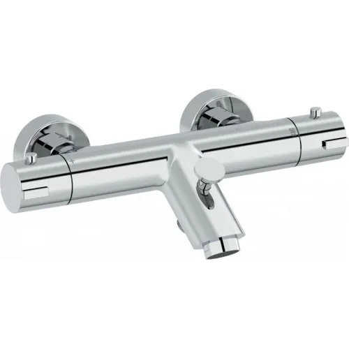 Настенный смеситель Brive неповоротный излив, с выходом на душ (без лейки), термостат E24335-CP Jacob Delafon