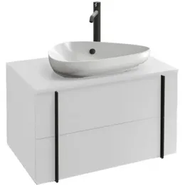 Модуль под раковину Nouvelle Vague 80х50,7х47,1 см, 2 ящика, белый глянцевый EB3039-N18 Jacob Delafon