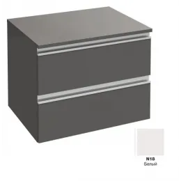 Тумба для ванной Vox 2 ящика, белый глянцевый, подвесной монтаж 60х45,6 см EB2060-RA-N18 Jacob Delafon