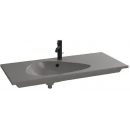 Мебельная раковина Nouvelle Vague 101х51 см, серая, с одним отверстием под смеситель EXAQ112-Z-MG2 Jacob Delafon
