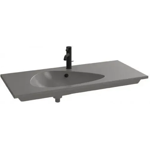 Мебельная раковина Nouvelle Vague 101х51 см, серая, с одним отверстием под смеситель EXAQ112-Z-MG2 Jacob Delafon