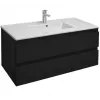 Модуль под раковину Madeleine 99,8х46,2х45,2 см, матовый чёрный EB1318-J53 Jacob Delafon