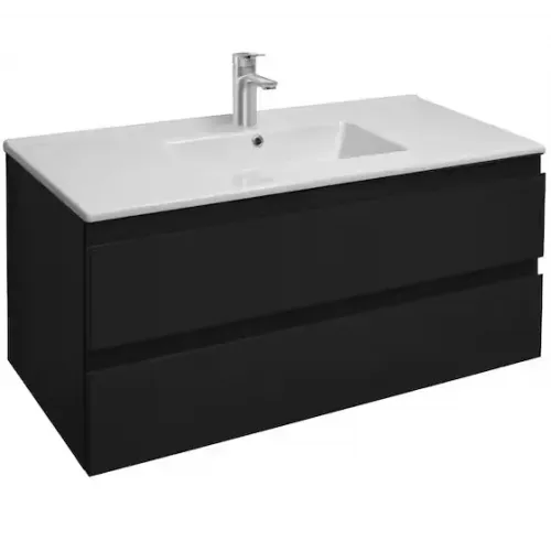 Модуль под раковину Madeleine 99,8х46,2х45,2 см, матовый чёрный EB1318-J53 Jacob Delafon