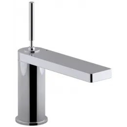 Смеситель для умывальника Composed гибкая подводка, неповоротный излив, без донного клапана E73158-ND-CP Jacob Delafon