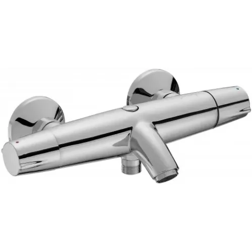 Настенный смеситель Elevation с выходом на душ (без лейки), неповоротный излив E18874-CP Jacob Delafon