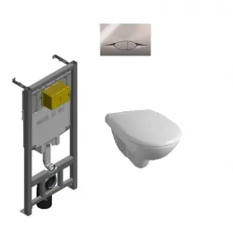 Комплект с инсталляцией Odeon с микролифтом E70006-00+E29025-NF+E29027-CP+E1080G-00 Jacob Delafon