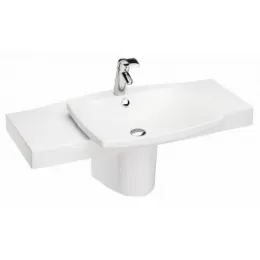 Подвесная раковина Escale 100х52х11,5 см, одно сквозное отверстие для смесителя, санфарфор E1280-00 Jacob Delafon