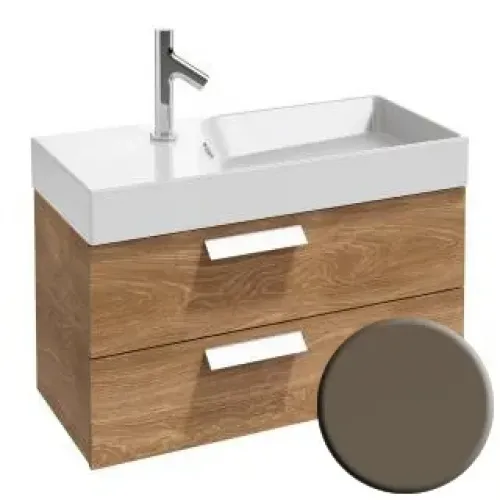 Модуль под раковину Formilia Rythmik 79,5х36х42,4 см, светло-коричневый глянцевый EB1302-G80 Jacob Delafon