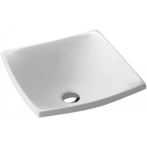 Накладная раковина Escale 41х41х12,6 см, без переливного отверстия, санфарфор E1325-X5-00 Jacob Delafon