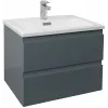 Модуль под раковину Madeleine 60х46х45 см, 2 ящика, встроенные ручки, серый матовый EB2052-J54 Jacob Delafon
