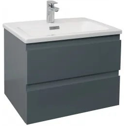 Модуль под раковину Madeleine 60х46х45 см, 2 ящика, встроенные ручки, серый матовый EB2052-J54 Jacob Delafon