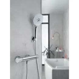 Настенный смеситель без излива Rivoli без лейки, термостат E24324-CP Jacob Delafon
