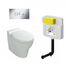 Комплект с инсталляцией Ove микролифт, с микролифтом E1584-00+596323+622220 Jacob Delafon